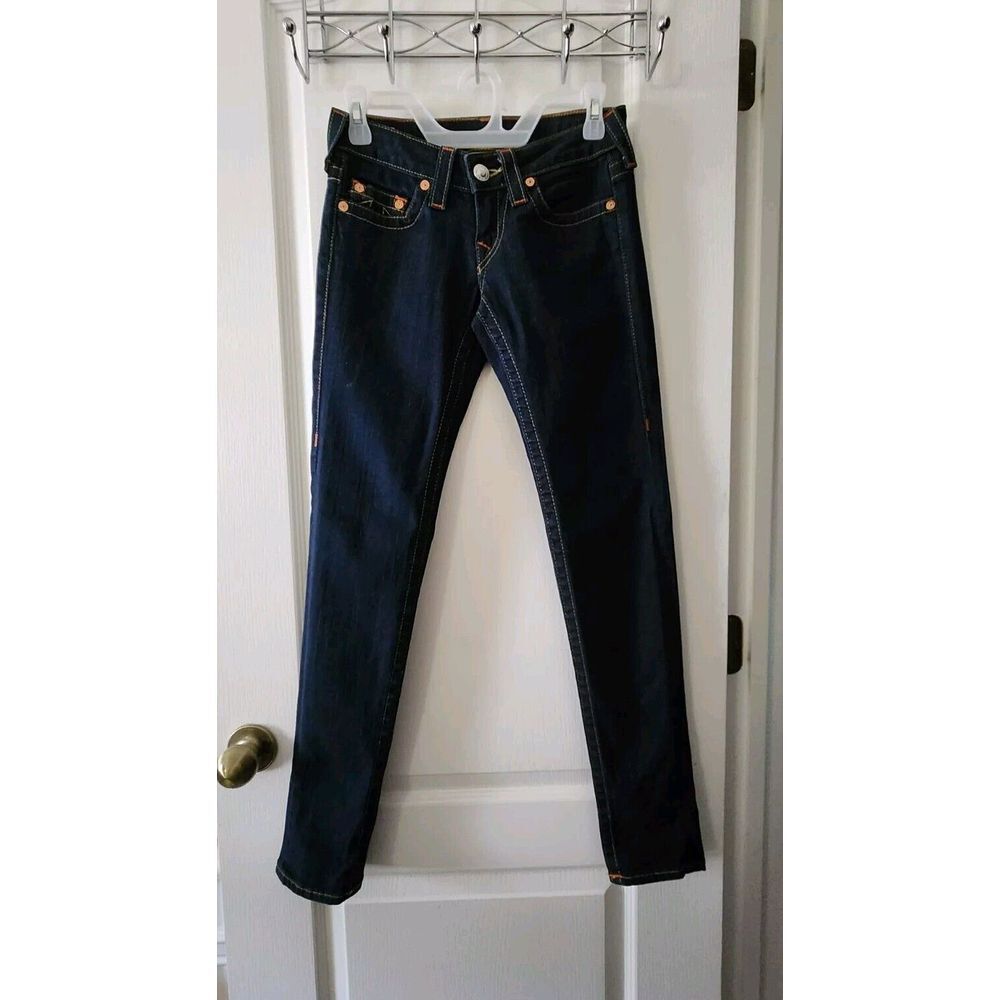 True Religion Women's Blue Jeans Pants Skinny Stretch Size 25
